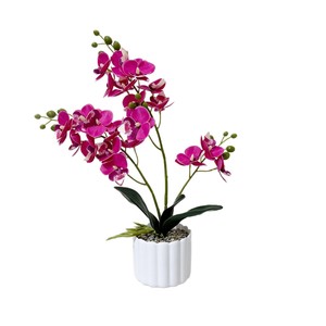 Orquídea Phalaenopsis Artificial en Maceta de 41 cm de Altura, Planta Artificial para Decoración del Hogar y Bodas - Product Image 4