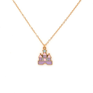 Pendientes de Acero Inoxidable de Alta Calidad con Diseño de Castillo de Cuento de Hadas para Niños, Libres de Níquel - Product Image 2