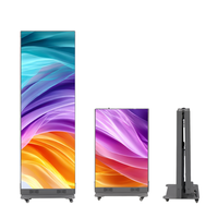 Écran LED pliable d'intérieur P2.5 P1.25 à pas ultra fin, affichage numérique mobile Plug & Play