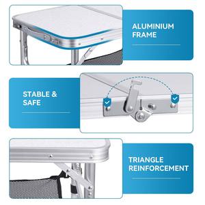 Portable Aluminum Alloy Frame <strong>Folding</strong> Leisure <strong>Small</strong> Camp Picnic <strong>Tables</strong> for Outdoor Patio Garden Restaurant and Bar Commercial - Product Image 4