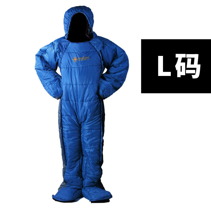 สีน้ำเงินและสีเทา ขนาด L