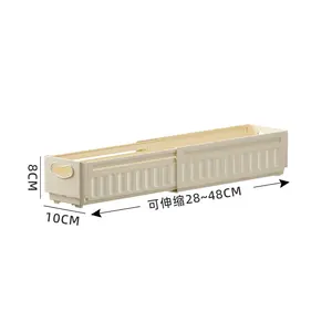 Boîte de <span class=keywords><strong>rangement</strong></span> moderne pliable et rétractable en plastique Snack de bureau <span class=keywords><strong>Articles</strong></span> divers Tiroir de tri de <span class=keywords><strong>cuisine</strong></span> Armoire de <span class=keywords><strong>rangement</strong></span> profonde - Product Image 1