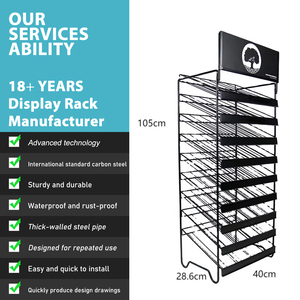 Ruimei cho phun kim loại có thể hiển thị kệ sơn ống sơn móng tay đứng - Product Image 4