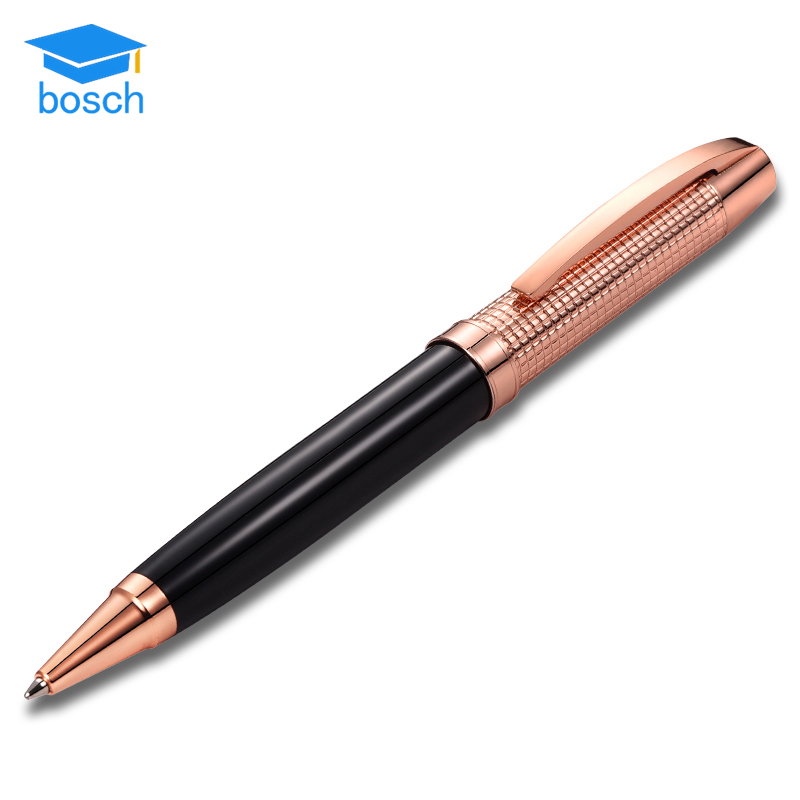 Python sophisticated executive rose gold metal custom logo gel gift design ballpoint pen luxury pens for man