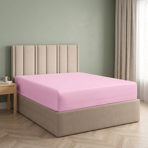 Fitted Sheet California King Pink 600 Thread Count 100 Cotton Deep Pocket Home Use - Product Image 5