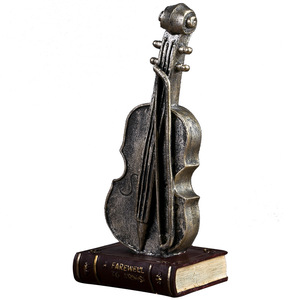 Figura Decorativa <span class=keywords><strong>de</strong></span> Resina <span class=keywords><strong>para</strong></span> Bar o Vinoteca, Modelo <span class=keywords><strong>de</strong></span> Instrumento Musical, Estilo Retro Industrial, <span class=keywords><strong>para</strong></span> Pascua o San Valentín - Product Image 5