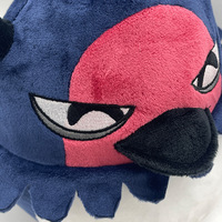 Peluche Black Clover NERO Around Crow avec rembourrage en coton PP, cadeau pour les 7-14 ans
