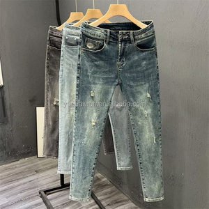 Nouveau Jean <span class=keywords><strong>Homme</strong></span> 2026 – Qualité Supérieure, Coupe Slim, Broderie Imprimée, Style Urbain Décontracté – Pantalon Tendance <span class=keywords><strong>pour</strong></span> <span class=keywords><strong>Homme</strong></span> – Vente en Gros à Prix Abordable - Product Image 3