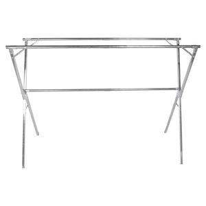 Support de cintres en acier inoxydable de haute qualité support de séchage de vêtements pliable support de sèche-<span class=keywords><strong>linge</strong></span> autoportant en forme de X - Product Image 6