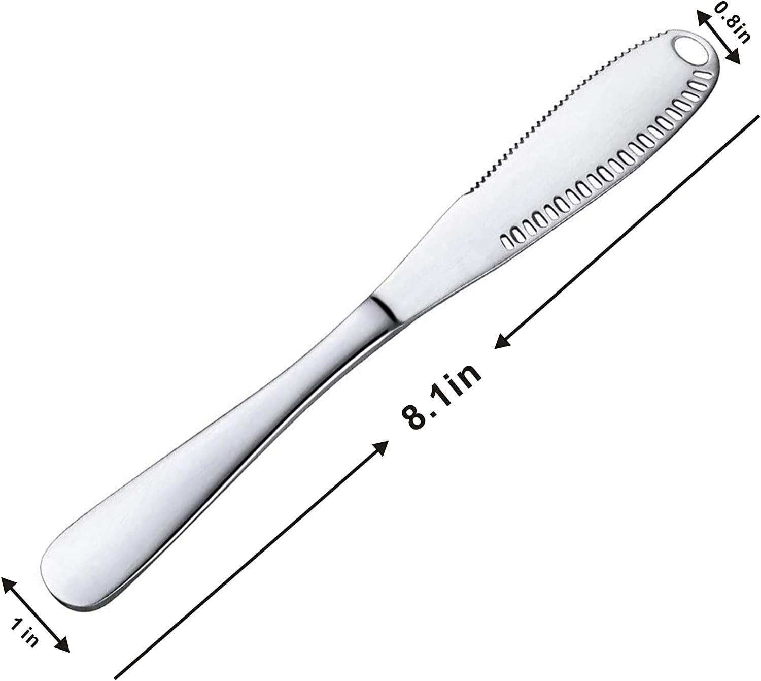 Stainless Steel Butter Spreader Knife - 3 in 1 Kitchen Gadgets