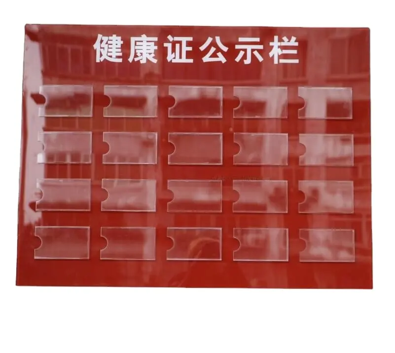 Clear Acryl Id-kaart Display