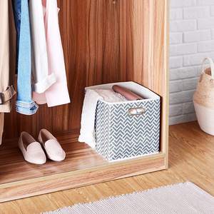 Porte-vêtements pliable carré gain de place - Organisateur de garde-robe moderne en tissu PP avec cintres multi-pantalons pour chambre à coucher et bureau - Product Image 4