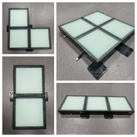 Sistema de Software Deportivo Interactivo para Juegos de Piso LED Táctil con Píxeles, Juego de Escena Activa 'El Piso es Lava' y Juegos de Salto