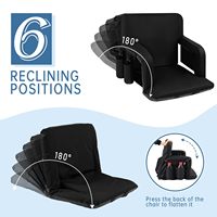 Chaise de sol extérieure pliable personnalisable de haute qualité siège de stade de sport pliant chaise de sport inclinable Portable