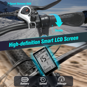 Bicicleta Eléctrica Ridstar 48V 15aH, Bicicleta de Montaña, Bicicleta Eléctrica con Llantas Gruesas, Bicicleta Plegable para Entregas, Bicicleta Eléctrica H20 - Product Image 4