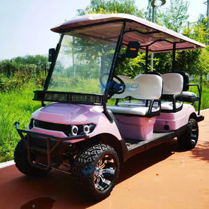 Off-Road 4 + 2 6 koltuklu elektrikli Golf arabası s düşük ucuz fiyat Buggy araba çin kulübü Golf arabası - Product Image 1