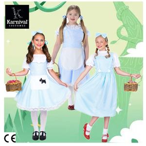 ODM Venta al por mayor <span class=keywords><strong>Mago</strong></span> <span class=keywords><strong>de</strong></span> <span class=keywords><strong>Oz</strong></span> <span class=keywords><strong>Cuento</strong></span> <span class=keywords><strong>de</strong></span> hadas Dorothy Disfraz para niñas Fiesta <span class=keywords><strong>de</strong></span> Halloween Actuación Cos Play con diadema Vestido - Product Image 2