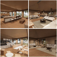 Tente de Glamping de Luxe Spacieuse de 500 m² – Maison Préfabriquée pour Événements, Réunions, Expositions – Prête à l'emploi en Resort, Étanche et Confortable