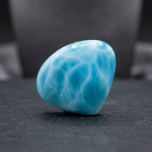 Piedras Preciosas Sueltas de Larimar Natural de 7mm, Certificadas por IGI, Alta Calidad, 1.10 Quilates, de República Dominicana, Precio de Fábrica al por Mayor - Product Image 4