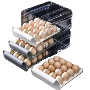PET卵貯蔵容器プラスチック冷蔵庫貯蔵容器卵冷蔵庫キッチン食品容器貯蔵透明カートン