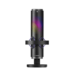 Professional OEM Factory Desktop Condenser Wired Mic Podcasting YouTube USB Computer Microphone For Recording Sing Gaming Video