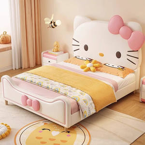 Juego de Ropa de Cama Doble de Lujo para <span class=keywords><strong>Cuna</strong></span>, Cama Infantil de Madera para Niña, Cama para Niños Pequeños - Product Image 2