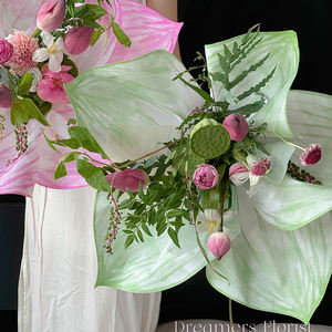 Lotus Floral Tissue Paper Wrapping <span class=keywords><strong>Ponk</strong></span> Día de San Valentín Diseño floral coreano Nuevas explosiones Flower Shop Stitch Sin recubrimiento - Product Image 1