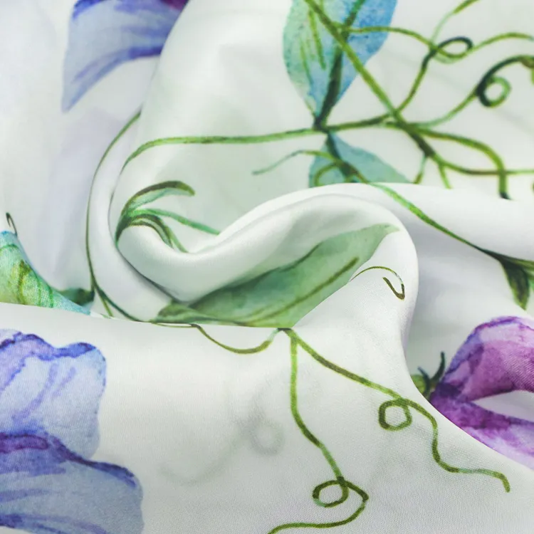 Lenzuolo tessuto stampato tessuto popolare disegno floreale materiale stampato tessuto per lenzuola