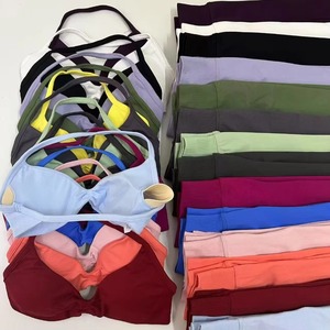 Nahtloses Yoga-Set für Damen, Workout-Scrunch-Leggings-Set, Sport-BH mit Trägern, Fitness-Gym-Kleidung, Workout-Set, 2-teilig - Product Image 2