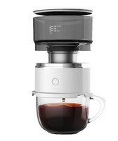 Cafetière portable mini électrique à filtre, type pot à rinçage manuel, machine à café de voyage pour l'extérieur, cafetière combinée