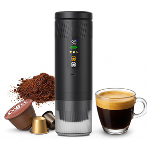 Nueva Cafetera Espresso Portátil con Pantalla LED, Autocalentamiento, Funciona con Batería, para Viajes, Campamentos, Gimnasio, con Logotipo Personalizado - Product Image 6
