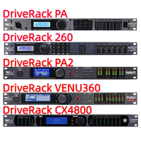 Processeur audio DSP professionnel Drive Rack DBX Driverack PA2 260 360 CX4800 Gestion métallique des effets de sonorisation du haut-parleur