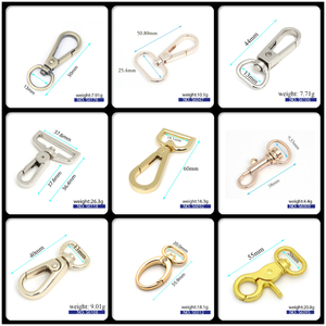 <span class=keywords><strong>Precio</strong></span> al por mayor <span class=keywords><strong>de</strong></span> metal snap gancho <span class=keywords><strong>de</strong></span> la bolsa <span class=keywords><strong>de</strong></span> mosquetón accesorios para bolsos - Product Image 4