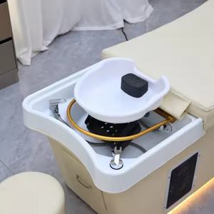 Lit de massage thaïlandais avec lumière LED pour salon de beauté, lit de lavage de cheveux, lit de spa pour le cuir chevelier, lit de shampooing - Product Image 6