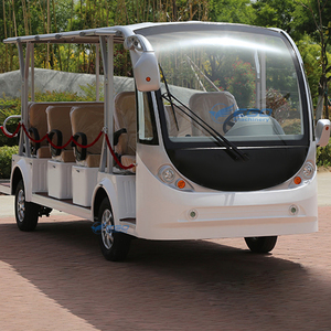 New 11Seats Closed Electric Sightseeing Car Shuttle Bus Tourist Bus <b>Mini</b> Bus Made in China - Product Image 5