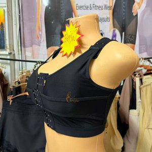 Reggiseno da donna senza cuciture imbottito <span class=keywords><strong>push</strong></span>-<span class=keywords><strong>up</strong></span> post-operatorio con chiusura frontale, reggiseno a gilet, <span class=keywords><strong>intimo</strong></span> modellante regolabile, reggiseno sportivo - Product Image 2