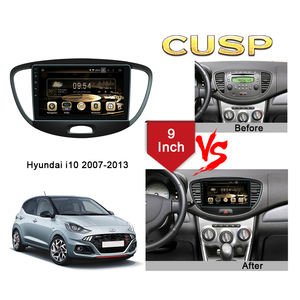 Autoradio Android 13 con Schermo Touch HD da 9 Pollici e CarPlay Wireless per Hyundai <span class=keywords><strong>I10</strong></span> 2007-2013, Lettore Stereo a Doppio Din - Product Image 3