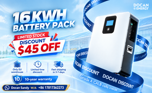 Gran Promoción de Ventas: Batería Solar Doméstica ZZ Docan Lifepo4 de 51.2V 314ah 16kwh, Montable en Pared, Portátil, Envío Rápido desde Almacén en la UE - Product Image 2