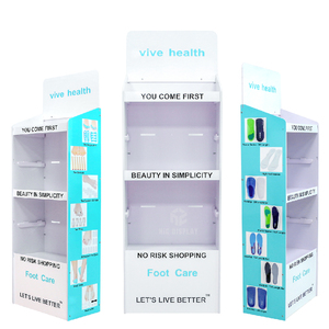 Tùy chỉnh cửa hàng bán lẻ nhựa Forex bọt Bảng hiển thị đứng PVC sàn móc Rack hiển thị cho vớ - Product Image 4