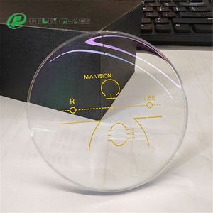 Lentilles optiques progressives photochromiques HMC 4+12 UV400 en deux parties, vente chaude en usine, lentilles blanches - Product Image 5