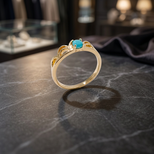 Natural Blue Pink <b>Opal</b> <b>Ring</b> 925 Silver 14K <b>Gold</b> & Rhodium Plated Bezel Setting OEM Wholesale Thailand Party - Product Image 2