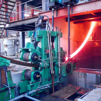 Machine de coulée continue automatique pour la production de barres d'armature en acier CCM Billet Produire des composants de base de roulement de moteur de pompe à moteur