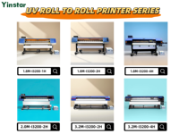 Yinstar UV Roll-Roll Printer I3200 XP600 10ft UV White Inkjet Roll-Roll Plotter Double Hard 3,2 M UV Roll-Roll Printer