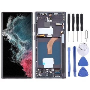 Pantalla <span class=keywords><strong>LCD</strong></span> OLED de 6,78 pulgadas para Samsung Galaxy S22 Ultra 5G, montaje completo de digitalizador de pulgadas con marco - Product Image 2
