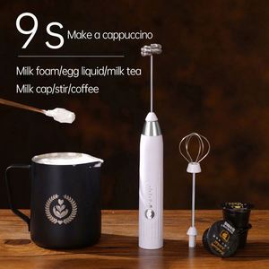 Handheld Milk Frother for Coffee, Rechargeable Drink Mixer with 3 Speeds Electric Whisk Coffee Frother - Product Image 4