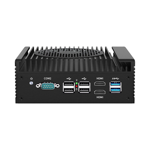 Mini PC industriel embarqué Qcta Core I3-N305 Quad Intel 2.5G LAN DDR5 USB Double HD <span class=keywords><strong>COM</strong></span> WIFI/4G EDP Box Computer avec ventilateur Linux - Product Image 1