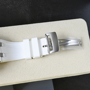 Orologio da Polso Unisex in Acciaio Inossidabile con Cinturino in Gomma, Resistente all'Acqua <span class=keywords><strong>100</strong></span> Bar, Modello Subacqueo Tourbillon 7750 Automatico Meccanico - Product Image 4