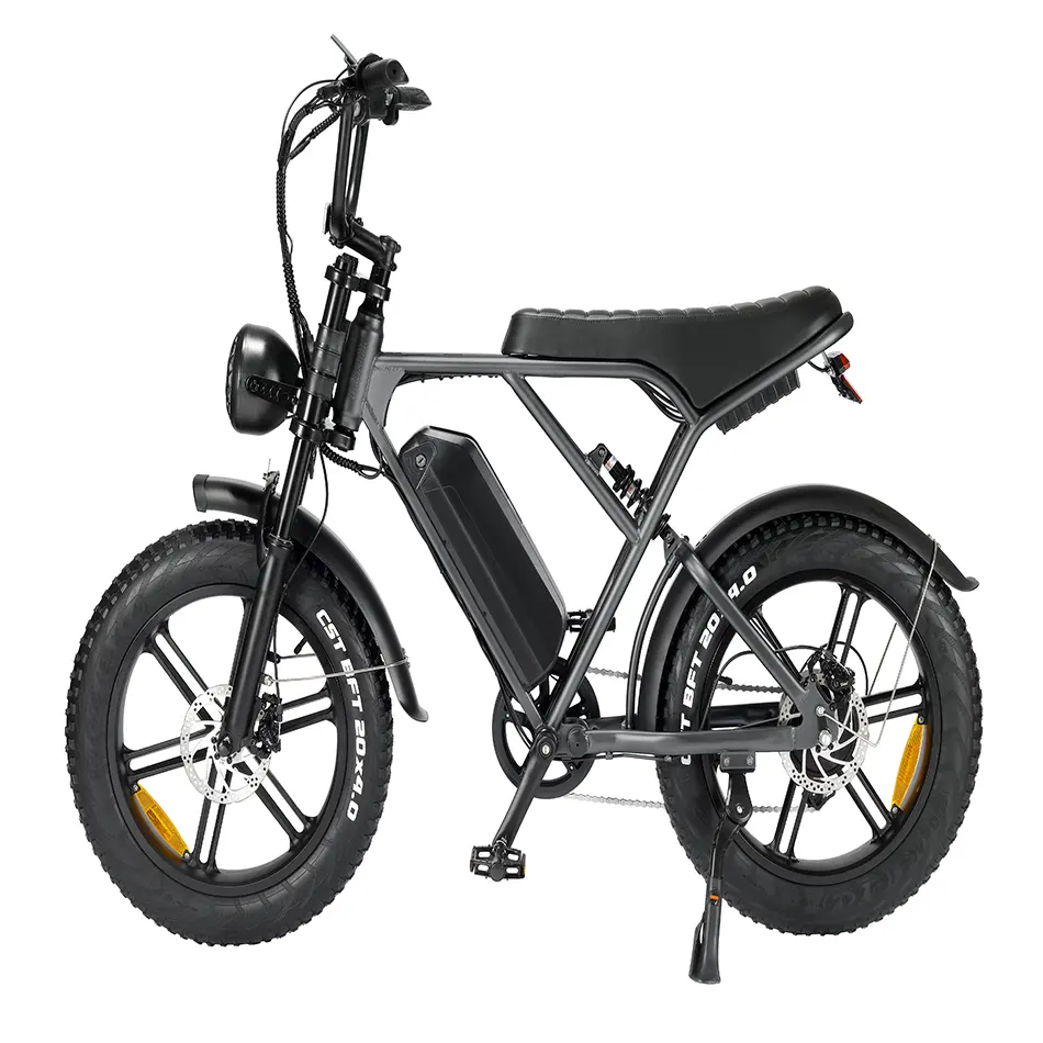 Eu Us Armazém 1000w Retro Sujeira Pneu Gordo E-bike V8 H9 2.0 Longo Alcance 20*4.0 "Off-road Bicicleta Elétrica 500w Fatbike 50 km/h