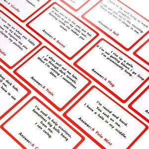 Carte da Poker 'What Am I?' - Giochi d'Amore Divertenti per Coppie, Gioco per Adulti con Carte delle Regole - Product Image 5