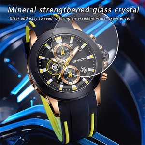 Reloj de Cuarzo Sanda 5503 de Moda para Hombre, Cronógrafo Deportivo Impermeable para Exteriores - Product Image 5